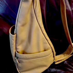 Ameribag tan leather Healthy Back Bag